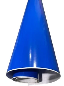 Car Vinyl Wrap Aufkleber Folie Glanz Blau Car Wrapping Luft/Blasenfrei - Bild 1 von 24