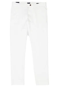 J.Crew Mercantile Men's 34/30 - NWT$59 - White Straight-Fit Stretch Chino Pants - Picture 1 of 3