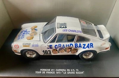 PORSCHE 911 CARRERA RS 2.7L LE GRAND BAZAR TDF 1/18 UNIVERSAL HOBBIES - Immagine 1 di 4
