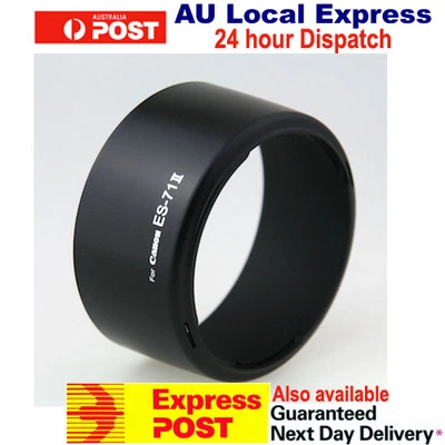 New ES-71II ES-71 II Lens Hood For Canon EF 50mm F1.4 USM OZ Seller Sydney - image 1 of 4
