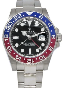 Rolex GMT-Master II 18K White Gold Ceramic "Pepsi" Watch B/P  116719BLRO - Picture 1 of 12