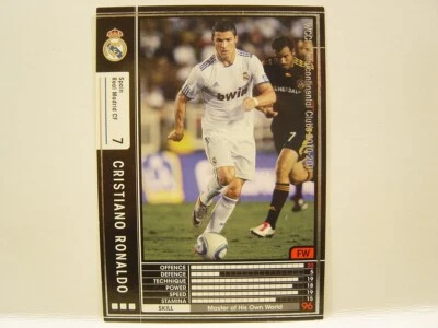 Panini WCCF 2010-11 Cristiano Ronaldo No.7 Real Madrid CF Spain La Liga #303/352 - Image 1 of 4