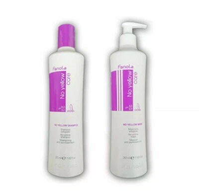 Fanola/No Yellow Anti Gelbstich Shampoo&Maske 700ml/Haarpflege/Blondierung