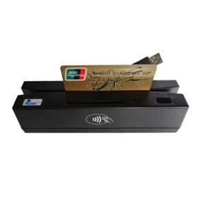 YL160 4-in-1 Multi Magnetic Card Reader EMV/ IC Chip/RFID/PSAM Reader Writer USB - Picture 1 of 8