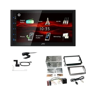 JVC Bluetooth 2DIN DAB+ Autoradio für Alfa Romeo Mito bis 2013 silber - Bild 1 von 5