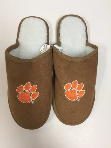Clemson Tigers Men's Team Color Moccasin Slide Slippers Cover
