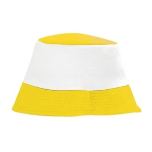 CAPPELLINO modello PESCATORE KURSK misura Small BIANCO GIALLO cotone - Foto 1 di 2