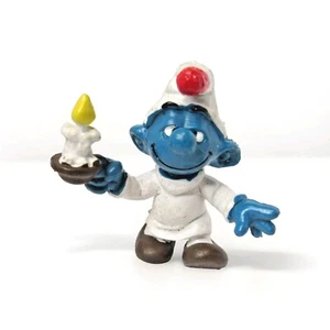 Figura De Colección Pitufos Peyo Schleich Sleepy Candle PJ 1979 Hong Kong Retro #KG-57 - Imagen 1 de 9
