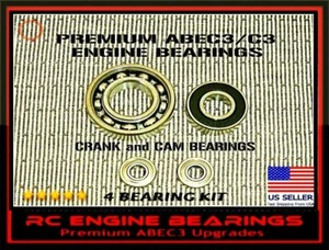 MAGNUM engine BEARINGS 52XL RFS OS Max engine 56 FSA SURPASS 52 OS FS72-A  ABEC3 - Picture 1 of 2