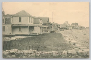 Brant Rock MA Cottages and Beach Showing Life Saving Station Postcard PM 1910 - Picture 1 of 5