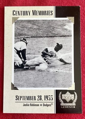 1999 Upper Deck Century Legends Jackie Robinson 132 - Image 1 of 2