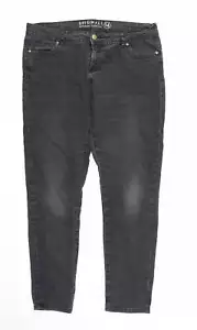 Originals Womens Black Cotton Blend Skinny Jeans Size 14 - Picture 1 of 12