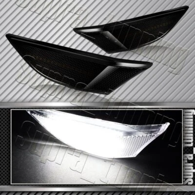 Luces de señalización laterales LED blancas lentes de humo para Porsche 911 Carrera 2012-2016 Foto 1 de 4