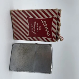 Vintage 1960 Zippo Windproof Lighter With Orginal Box - Picture 1 of 8