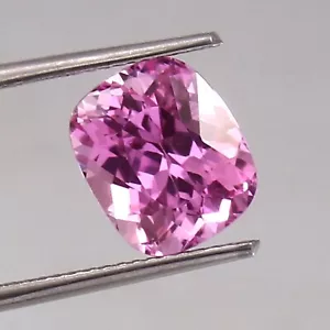AAA+ Cojín Natural Impecable Zafiro Rosa Ceilán Piedras Preciosas Corte Suelto 12x10 MM - Imagen 1 de 4