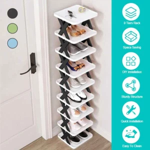 Zapatero Organizador de Almacenamiento Desmontable Zapatero Ahorra Familia Hogar Rack Mu - Imagen 1 de 2