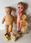 Vintage Baby Doll Lot 1930s 1940s 1950s Celluloid, Rubber, Plastic Great!
