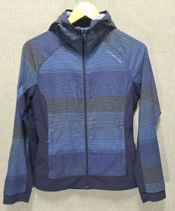 Brooks Run Happy Women's XS Blue Full Zip Up Hooded Featherlite Jacket       B41 - Picture 1 of 12