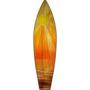 Ocean Sunset Novelty 2"x8" Surfboard Magnet Fridge Refrigerator Home Kitchen - Picture 1 of 1