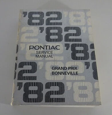 Officina Manuale/Manuale Riparazione Pontiac Grand Prix / Bonneville Da 1982 - Immagine 1 di 4
