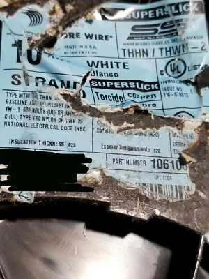 Encore #10awg 19 Stranded THHN/THWN-2/MTW Building Wire White /100ft - Image 1 of 4