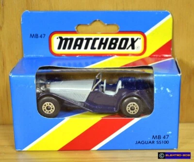 Matchbox Jaguar SS100 [Blue] 1981 Vintage - New/Sealed/VHTF [E-808] - image 1 of 2