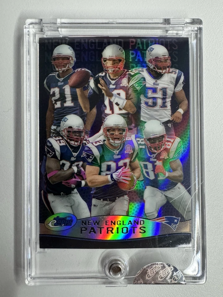 2009 eTopps /749 New England Patriots Team #50 Factory Sealed Uncirculated Mint - Image 1 of 3
