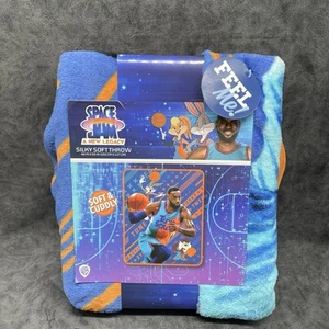 Space Jam Kids Microfiber Bedding Plush Silky Soft Throw, 40" x 50" - Picture 1 of 5