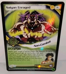 2003 Score Limited Dragon Ball Z DBZ CCG TCG Saiyan Enraged #15 Holo/Foil - LP - Picture 1 of 5