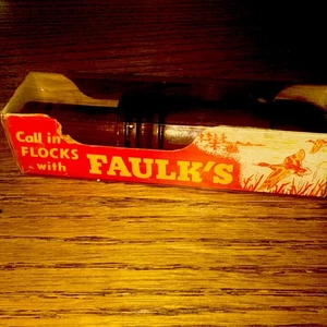 Vintage Faulk's WA-33 International Champion Wooden Mallard Duck Call E+UC - Picture 1 of 7
