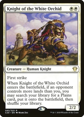 🧙Knight Of The White Orchid R 093/322 C20 Commander 2020 MTG - Image 1 of 2