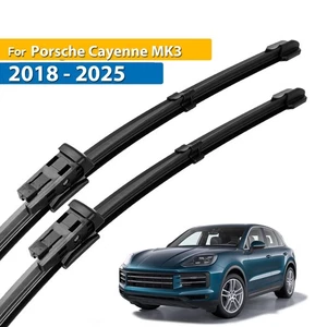 2 piezas limpiaparabrisas plano delantero para Porsche Cayenne MK3 18-25 26"+21" - Imagen 1 de 5