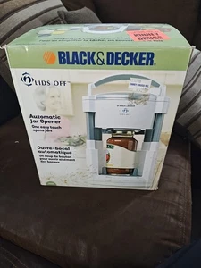 Abridor de tarros eléctrico automático blanco roto tapas Black And Decker JW200 - Imagen 1 de 8
