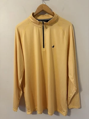 Pullover Bugatchi 1/4 Cremallera Rendimiento Cuello Hoja Cremallera Contraste Talla XL *Logo* Foto 1 de 4