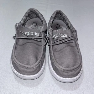 Zapatos sin cordones Hey Dude Wally Youth talla 11 básicos verdes cómodos - Imagen 1 de 7