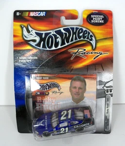 Tarjeta coleccionable Ford Taurus Hot Wheels Racing NASCAR Race Day Ricky Rudd Motorcraft - Imagen 1 de 5
