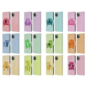 OFFICIAL PLANET CAT ARM CHAIR LEATHER BOOK WALLET CASE FOR APPLE iPHONE PHONES - Picture 1 of 16