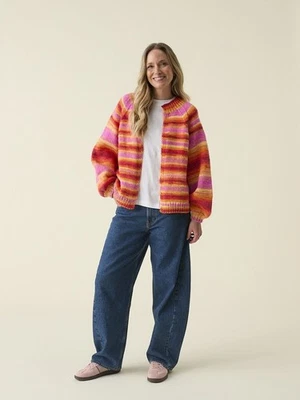 One Piece Raglan Cardigan Knitting Pattern - Sirdar Hayfield Spirit Chunky 10859 - Image 1 of 4