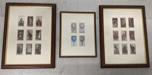 Wills' Cigarette Framed 2x Costumes 1x Aviation Cards Collection 3 Pictures - Picture 1 of 9