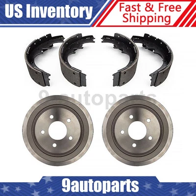 Tambores de freno traseros zapatas de freno para 1998 1999 2000 2001 2002 - 2008 Mazda B3000 Foto 1 de 4