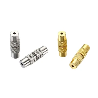 Pack Of 20 Sturdy Brass Screw Clasps Jewelry End Tips for DIY Bracelet Necklace - Image 1 of 4