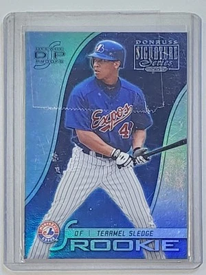 2003 donruss signature series Decade Proofs #119 Terrmel Sledge 04/10 Expos - Image 1 of 2