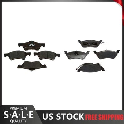 Pastillas de freno metálicas delanteras y traseras R-Line 2007-2001 para Chrysler Town & Country Foto 1 de 4