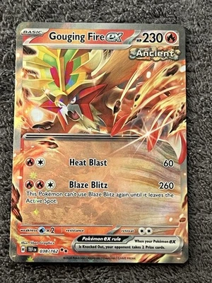 Gouging Fire ex - 038/162 SV05: Temporal Forces NM Pokemon TCG - Image 1 of 4