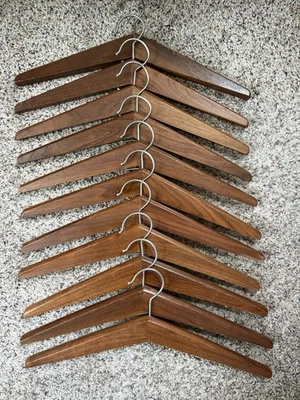 Lote De 11 Perchas Madera Vintage Estilo Boomerang Foto 1 de 4