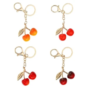 Cherrys Sturdy Resin Keychain Fashion Accessory for Purse or Handbag Use - Photo 1 sur 12