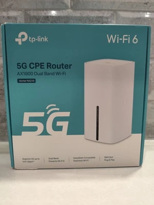 New TP-Link Archer NX210 AX1800 5G CPE Router With Sim Slot Dual-Band WIFI 6 - Image 1 of 4