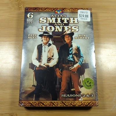 Alias Smith and Jones: Season 2 & 3 DVD Western Pete Duel Ben Murphy Free Ship — 第 1/2 张图片