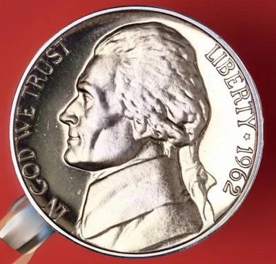 1962 Gem 5 Full Steps Proof Jefferson Nickel  Beauties! FAST SHIPPING - Image 1 of 4