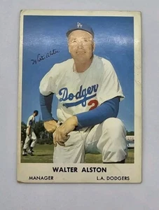 Walter Alston 1961 #24 Bell Brand Los Angeles Dodgers HOF, Rare Card! - Picture 1 of 10